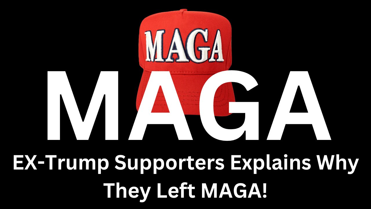 EX-Trump Supporters Explains Why They Left MAGA!