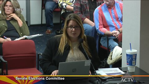 Testimony Before The AZ Senate Elections Committee Day 2 | Shelby Busch | Video #1
