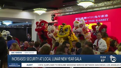 Increased security at local Lunar New Year Gala