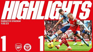 HIGHLIGHTS | Arsenal vs Brentford (1-1) | Premier League 2022/23