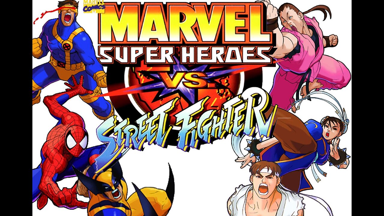 MARVEL SUPER HEROES vs. STREET FIGHTER (Sakura/Spider Man) [Capcom, 1997]