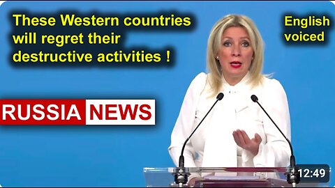 These Western countries will regret their destructive activities!