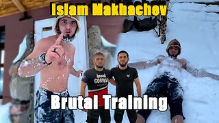 freezing mountain !! Islam Makhachev Brutal training for Volkanovski