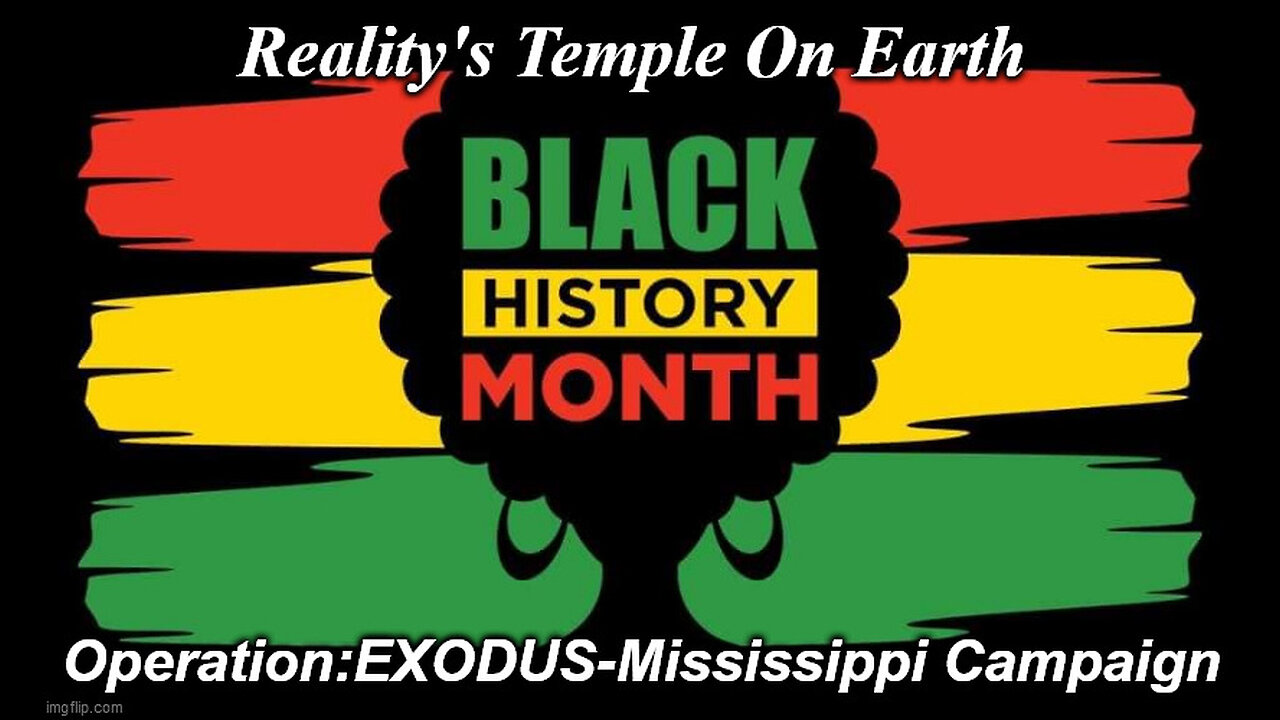 Black History Month Angelsnupnup7/RealitysTemple OnEarth (PROMO) Video 2023