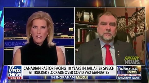 Ingraham guest facing 10 years in jail after speech at trucker blockade over COVID vaccine mandates