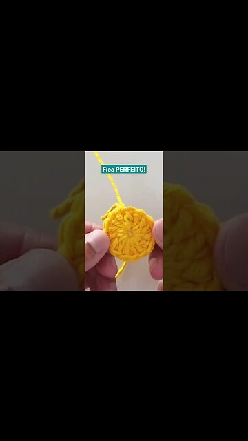 Fechamento perfeito em crochê redondo | 👇🏼Vídeo completo no link abaixo