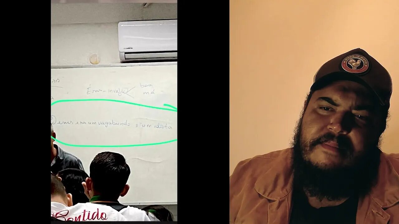 O mundo está perdido mesmo, veja o que esse professor escreveu no quadro