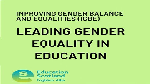 Feminist narratives presented as factual by Education Scotland