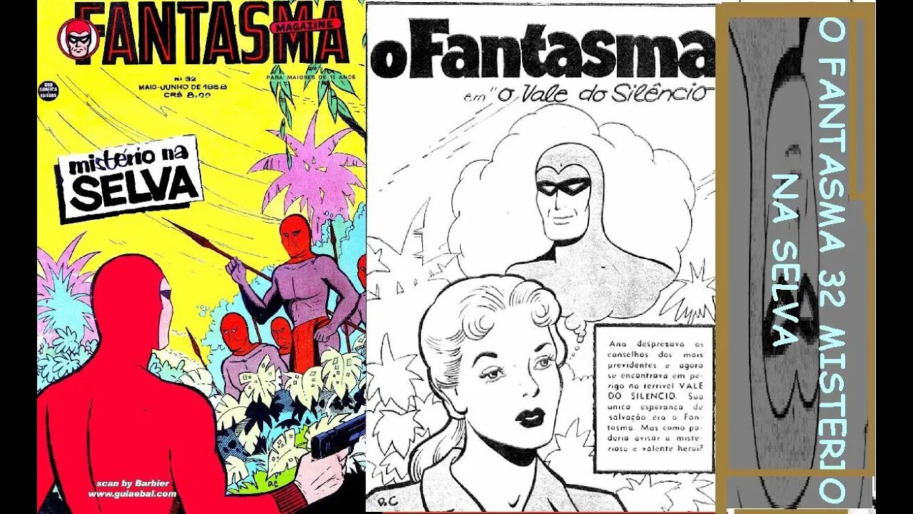 O FANTASMA 32 MISTERIO NA SELVA #gibi #comics #quadrinhos #hitorieta #museusogibi