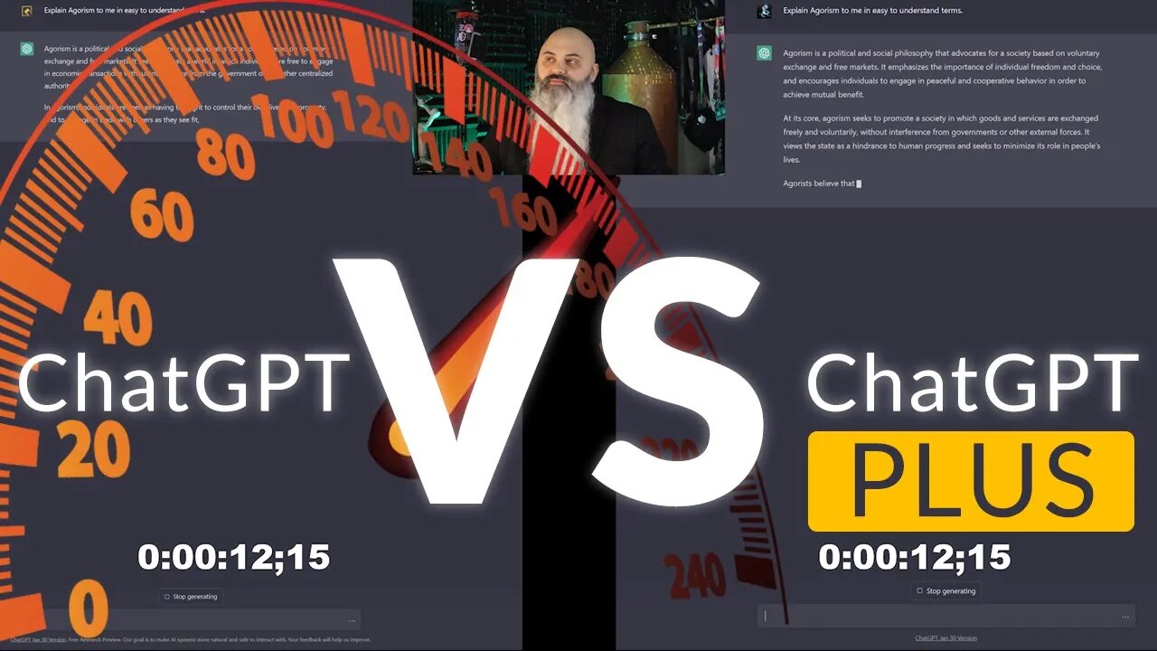 ChatGPT vs ChatGPT + Speed Test - 3 rounds