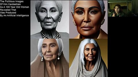 The Fictitious Images Of Kim Kardashian As A 100 Year Old Woman Revealed That Was Generated By An AI