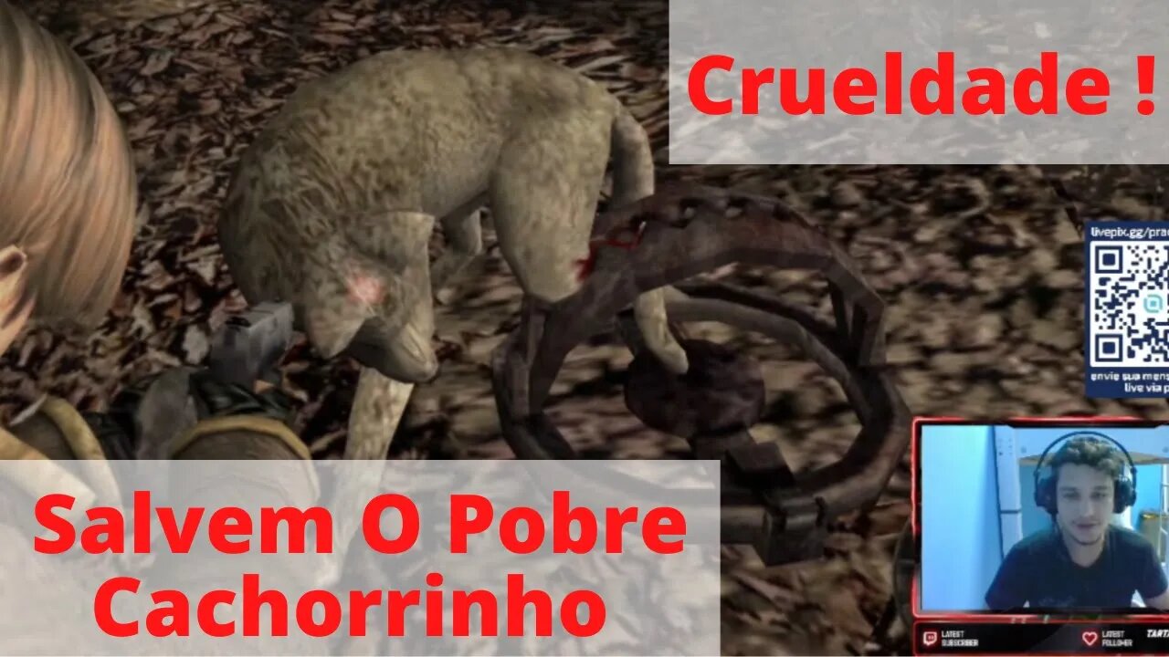 O Épico Salvamento Do Cachorro Preso Por Uma Armadilha De Ursos, resident evil 4 / canal do marco