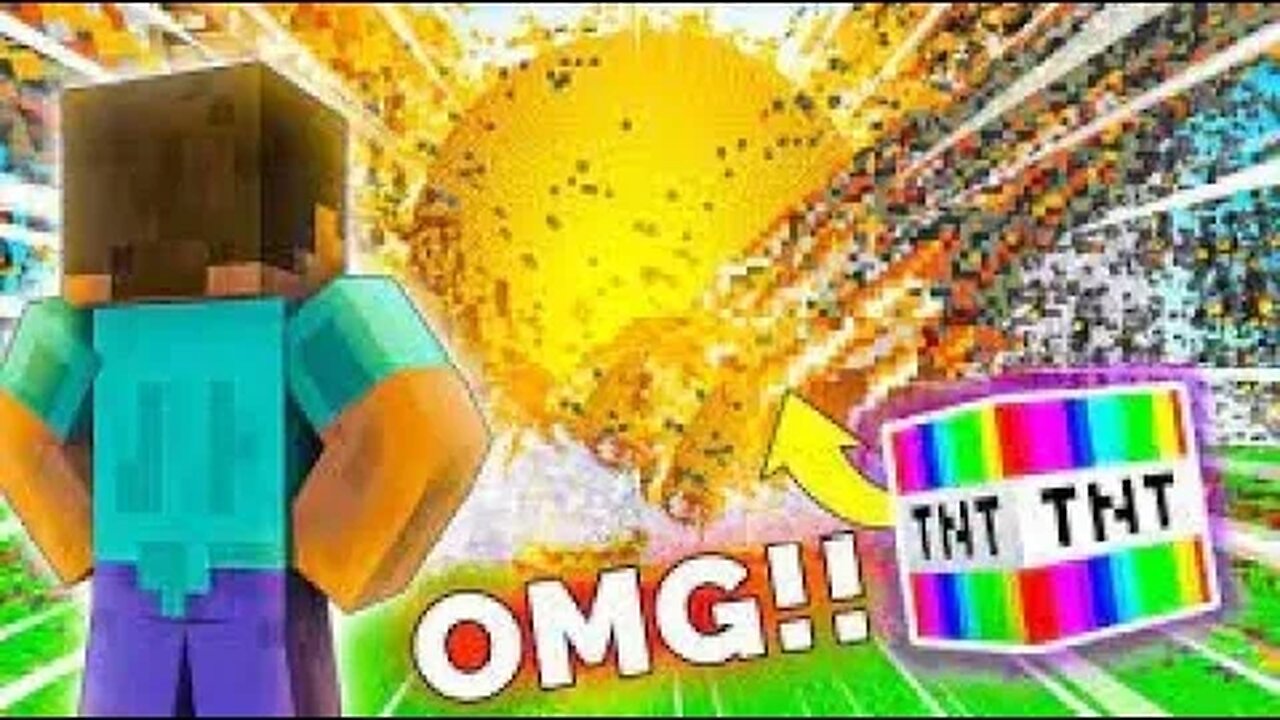 EXPLODING 1MILLION TNT IN MINECRAFT!!!!!