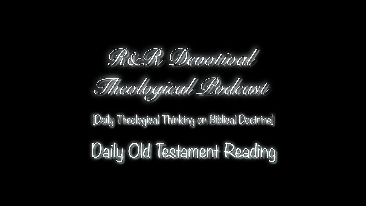 Daily Old Testament Reading - Psalm 019