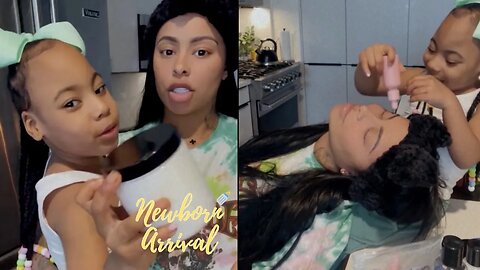 "Go Get Money" Alexis Skyy's Daughter Alaiya Demonstrates Mommy's "TheHairPot" Products! 💁🏾‍♀️