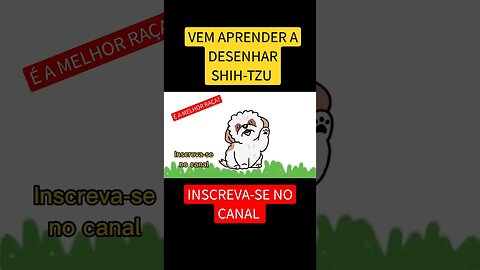 COMO DESENHAR SHIH-TZU KAWAII FÁCIL #desenho #shorts #desenholivre #shihtzu