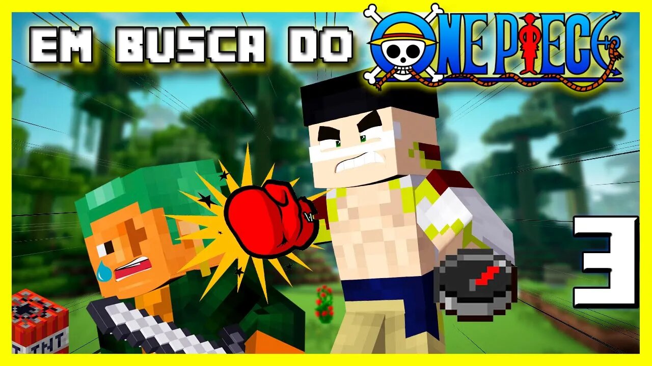 INACREDITÁVEL O QUE ACONTECEU, POR QUE CHORAS, ZORO? (Minecraft) | Em busca do One Piece #3