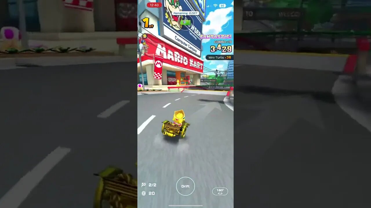 Mario Kart Tour - Today’s Challenge Gameplay (Winter Tour 2023 Day 11)