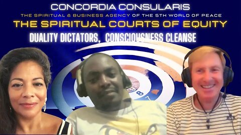 Live from spiritual courts of equity, duality dictators and consciousness cleanse.