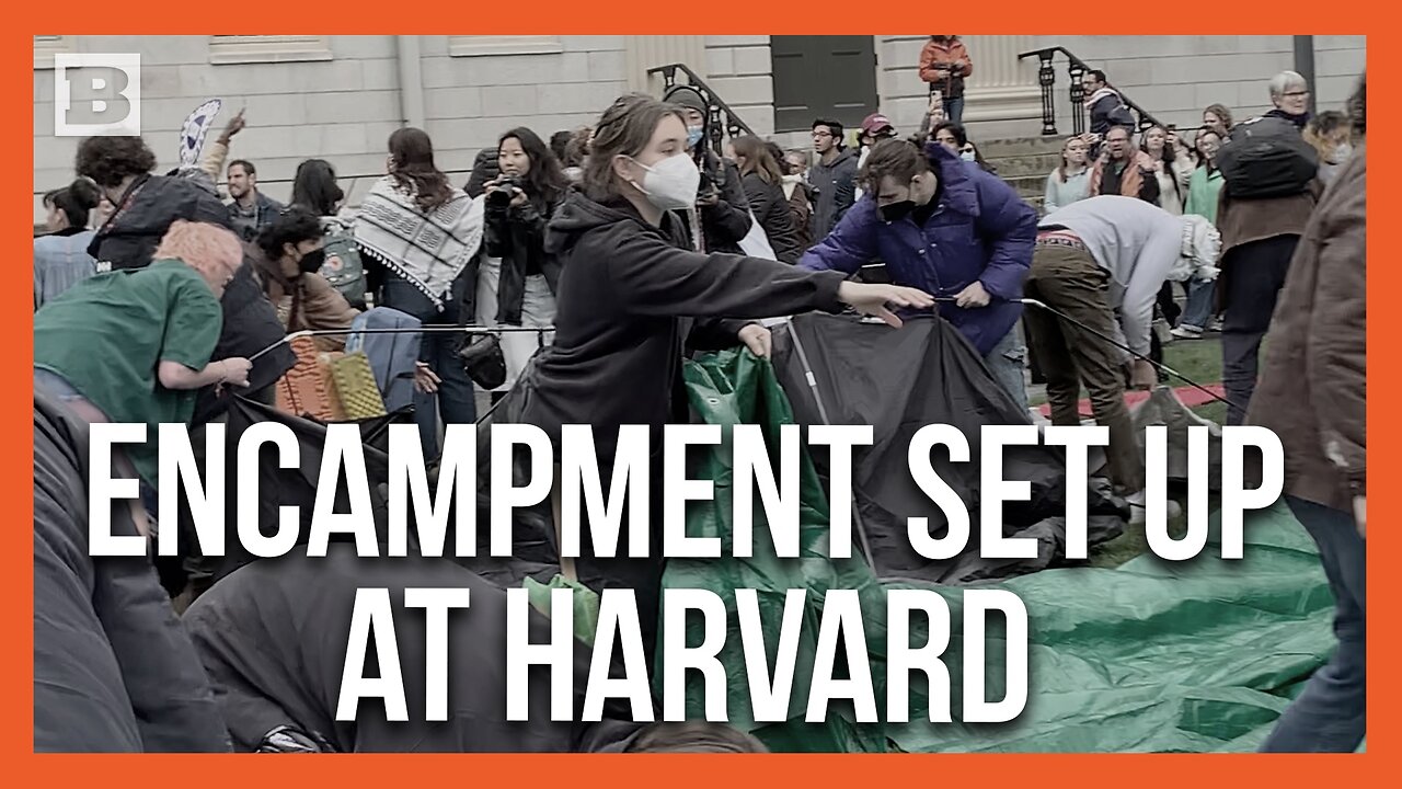 Harvard Yard Invaded by Anti-Israel Encampment, "Intifada Revolution"