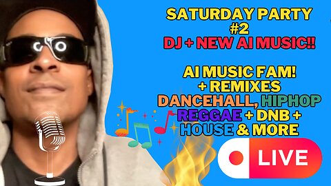 LIVE AI Robot DJ Music Party #2 | House, DnB, HipHop, Dancehall Reggae + MORE STYLES