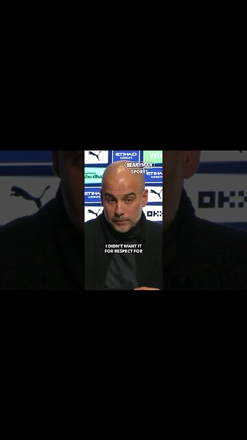 'IT'S OUR FAULT STEVEN GERRARD SLIPPED!' | Pep Guardiola