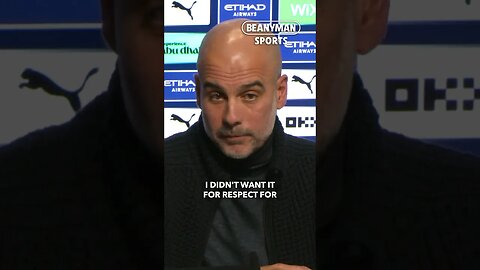'IT'S OUR FAULT STEVEN GERRARD SLIPPED!' | Pep Guardiola