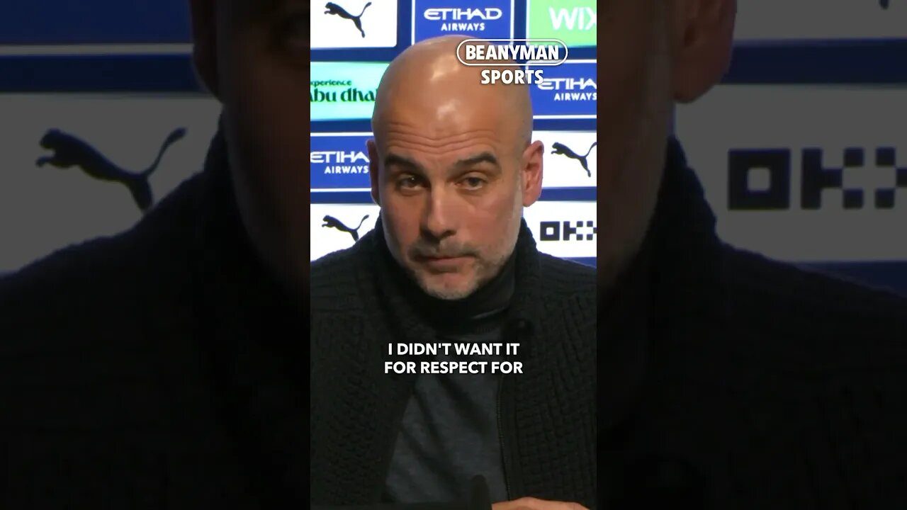 'IT'S OUR FAULT STEVEN GERRARD SLIPPED!' | Pep Guardiola