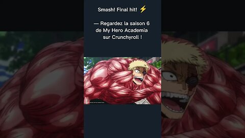 le dernier coup de Deku Regardez la saison 6 de My Hero Academia sur Crunchyroll !