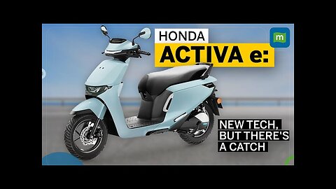 Honda Activa e: India gets its first premium Honda electric scooter