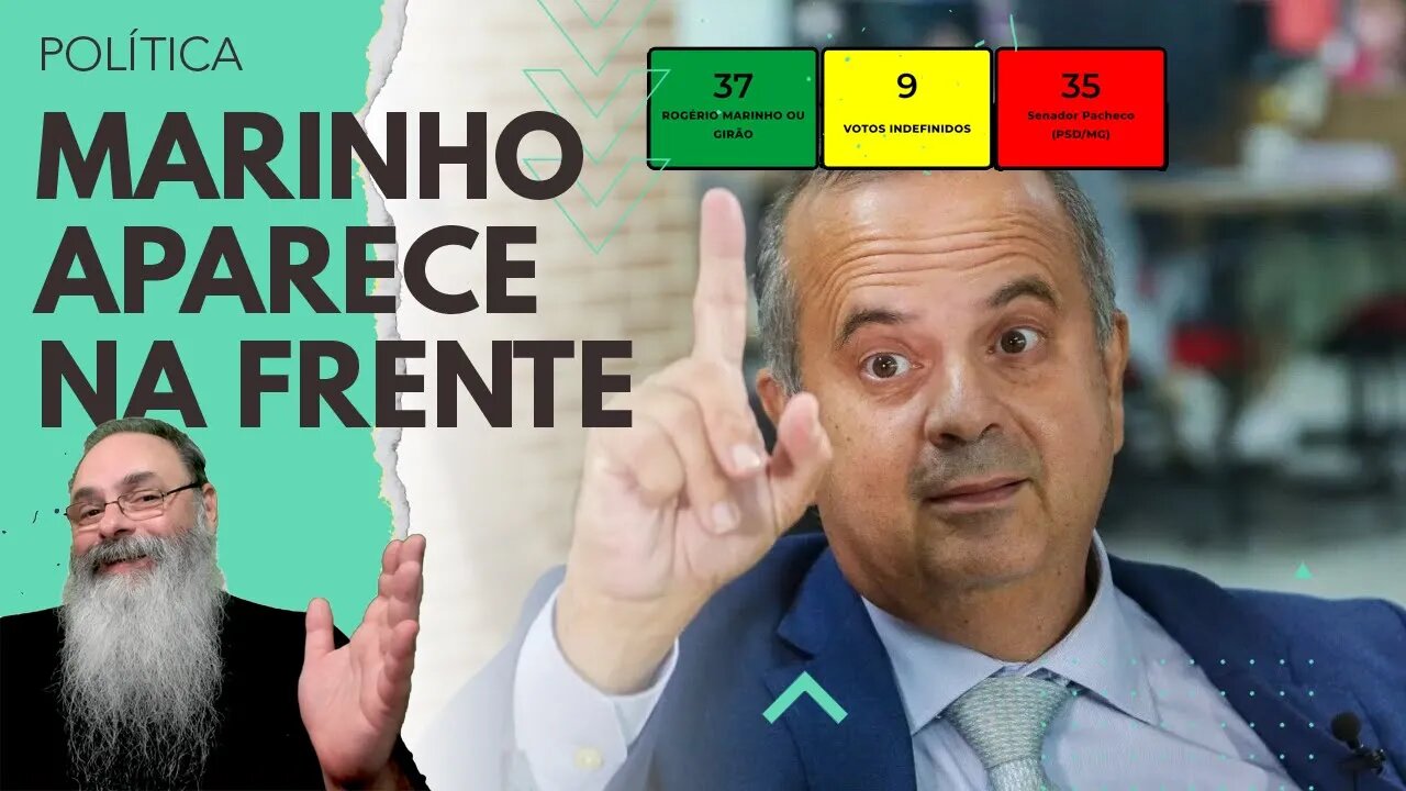 MARINHO diz JÁ TER VOTOS para DERROTAR PACHECO, e GOVERNO está APAVORADO com a POSSIBILIDADE