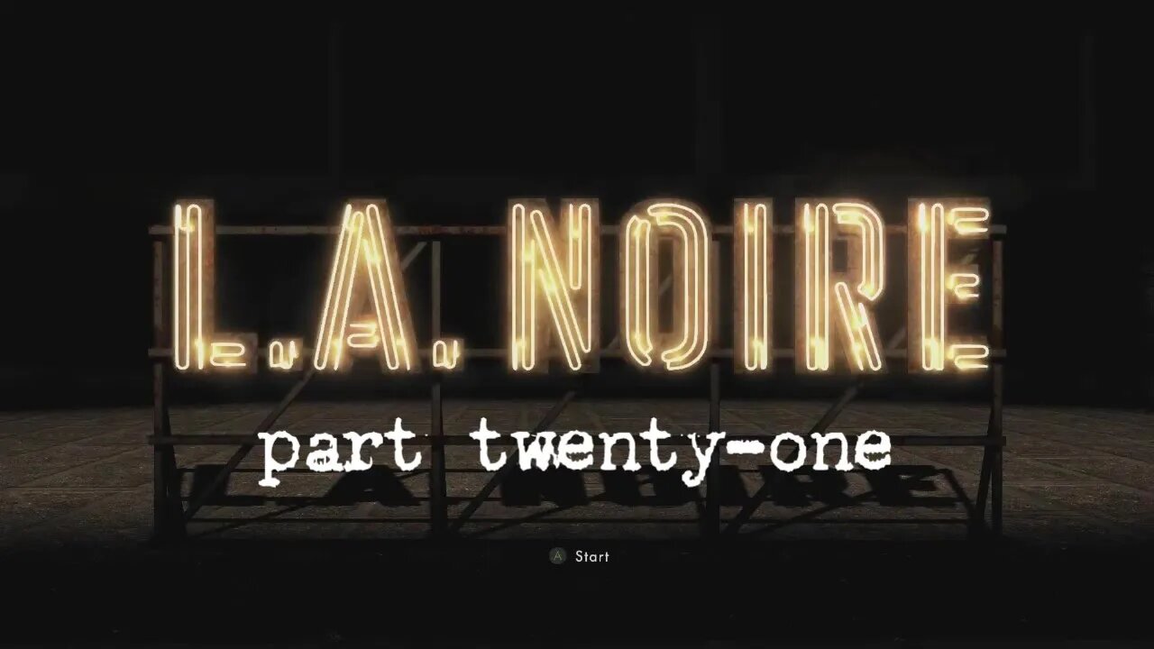 LA Noire, Part Twenty-One: A Polite Invitation