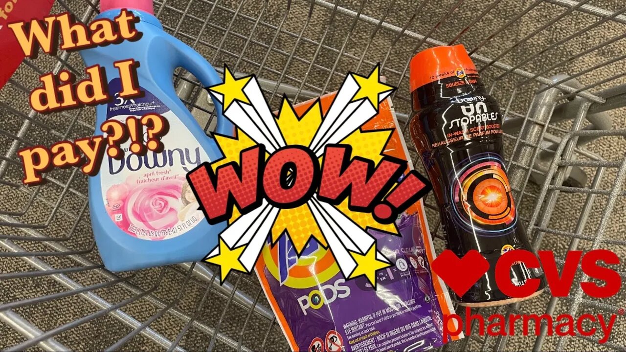 CVS & Laundry Round 2 #couponingwithdee #cvs #tide #laundry