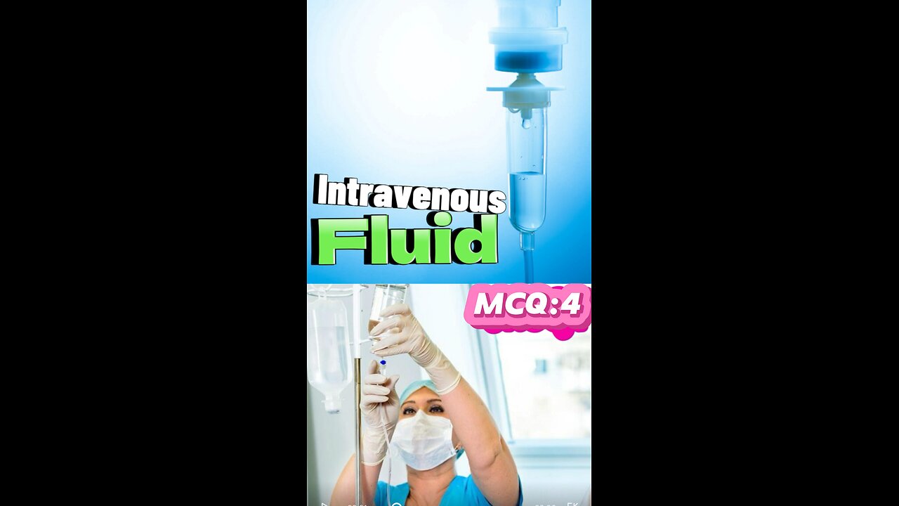 IV Fluid MCQS #IVFluid #fluid #mcqs #quiz #3Dmedico #medical #viral #nurses #doctor #pharmacology