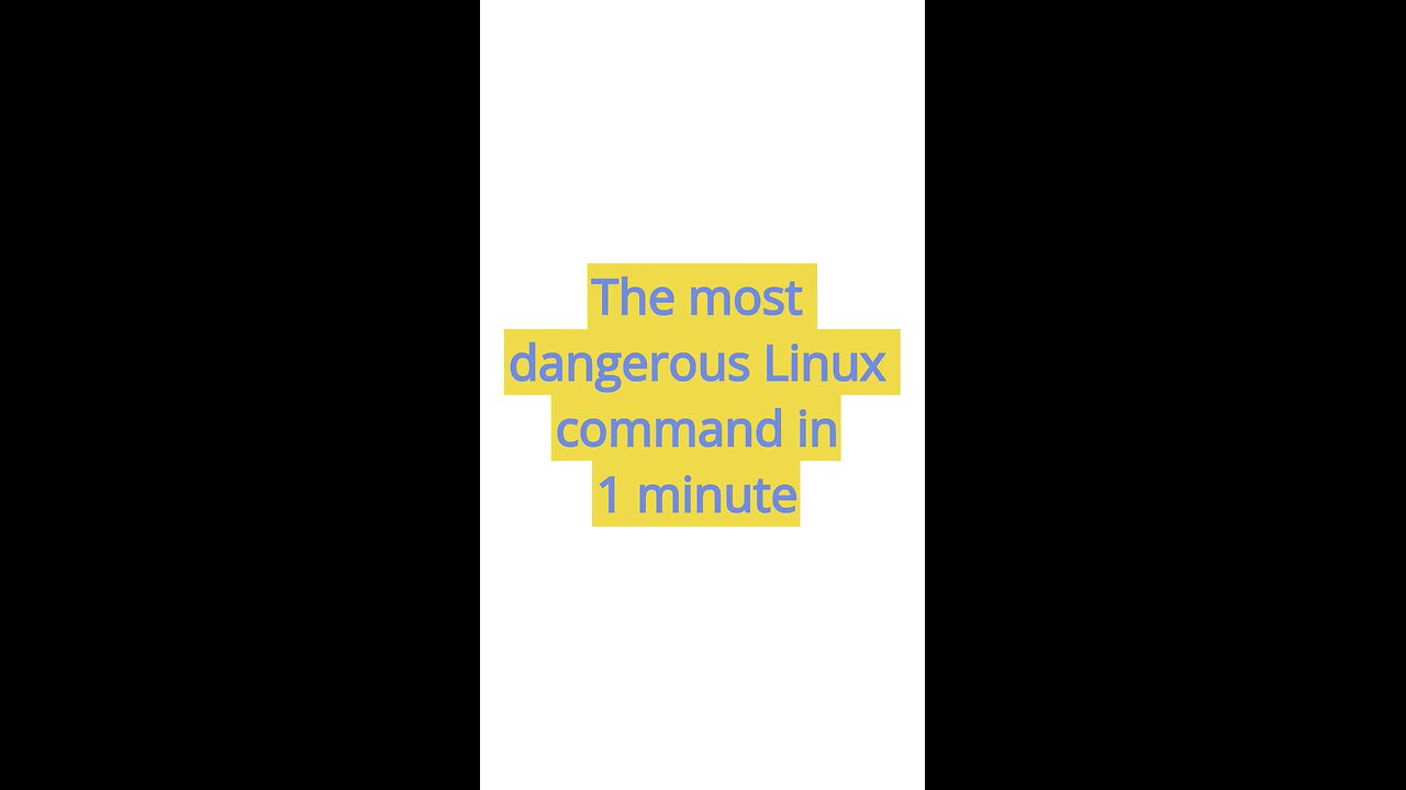 The most dangerous #linux command - rm #shorts #coding