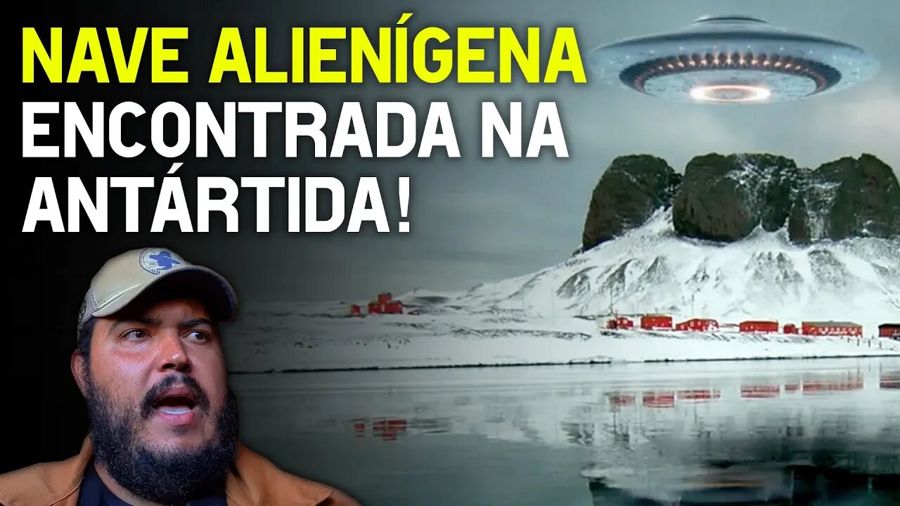 NAVE ALIENÍGENA encontrada na Antártida - Disco voador UFO OVNIs