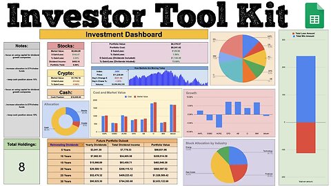 The Best Dividend Portfolio Tracker... DIY Investor Tool Kit 2023 Update!