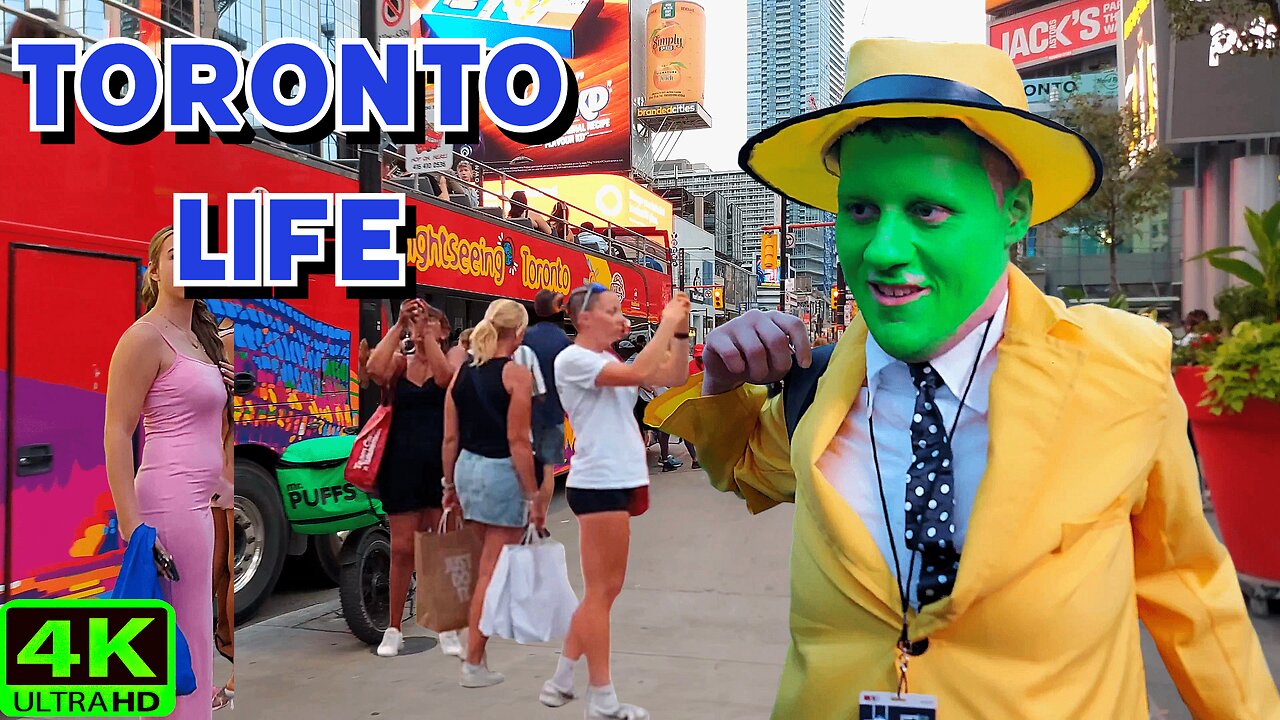 【4K】Downtown Toronto Canada Tour 🇨🇦 2024