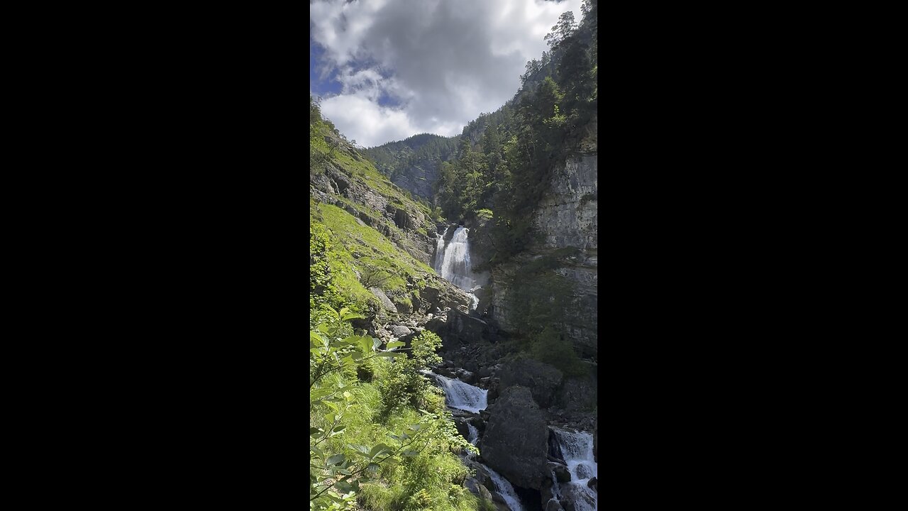 Wasserfall in Bayern Deutschland