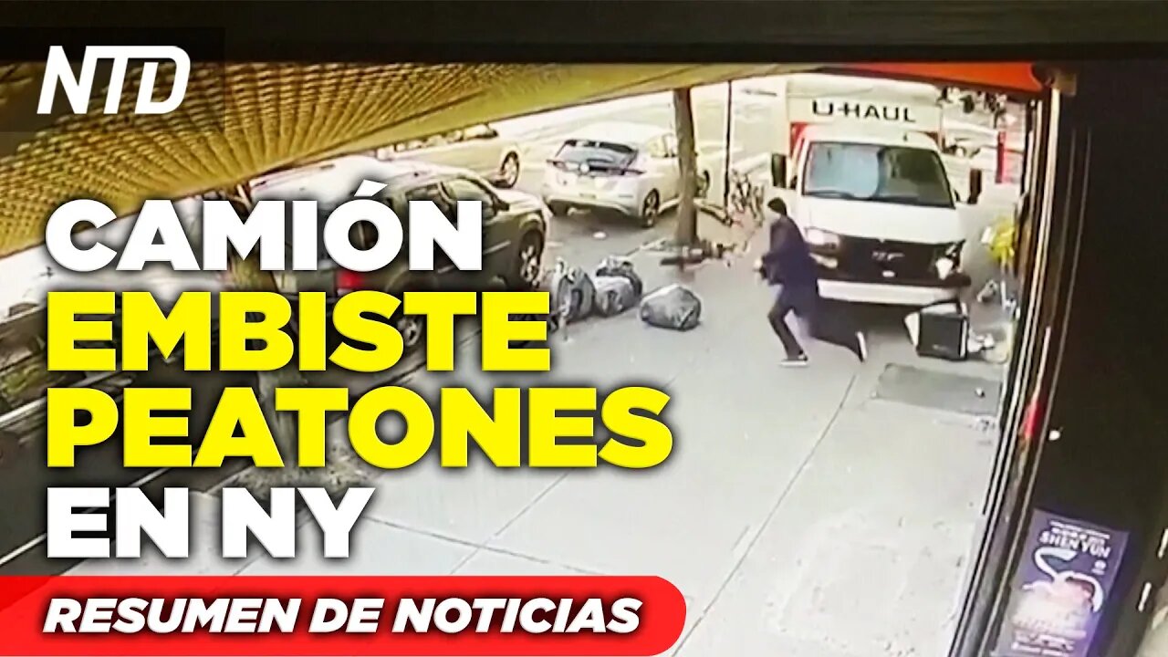 NYC: conductor de U-Haul atropella a 8 personas; Cuestionan a Casa Blanca sobre OVNI´s | NTD