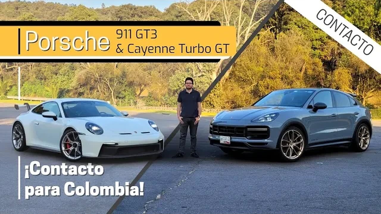 Porsche 911 GT3 (992) & Cayenne Turbo GT - ¡Contacto para Colombia!