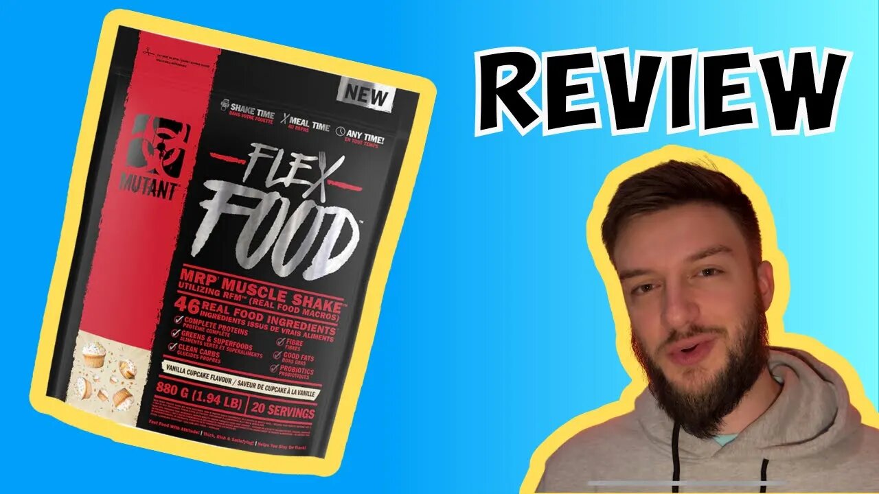 Mutant Flex Food Vanilla Cupcake review