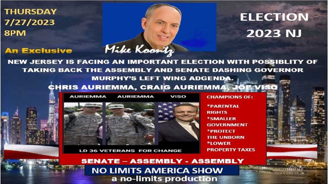 No Limits America Show New Jersey Elections
