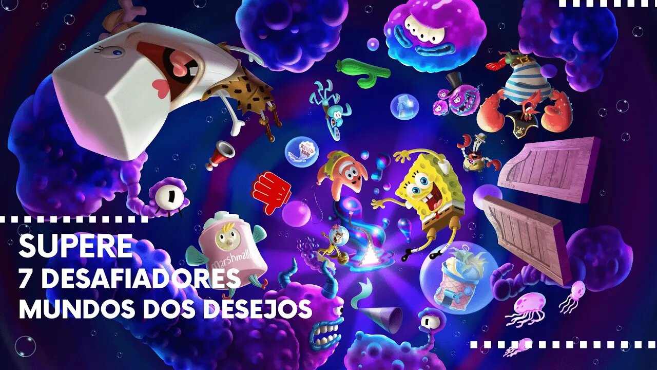 SpongeBob SquarePants: The Cosmic Shake - Viaje por 7 Perigosos e Desafiadores Mundos dos Desejos