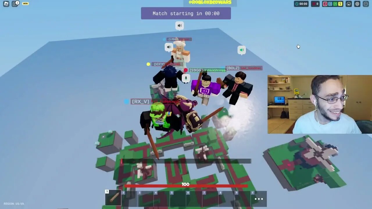 🙀 ROBLOX BEDWARS!! PLAYING WITH VIEWERS!! COME JOIN!! 😸 | !roblox | !commands | !socials