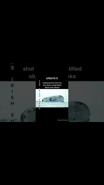LEAKED PHOTO OF DOWNED ALASKA UFO UAP ALLEGEDLY