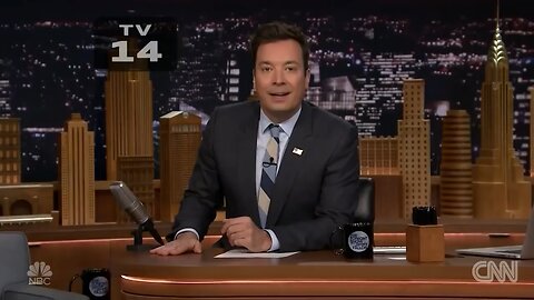 Donald Trump let’s Jimmy Fallon mess up his hair