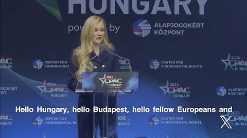 Eva Vlaardingerbroek Delivers Historic Speech “The Great Replacement Reality” at CPAC Hungary 