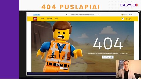 Geriausių 404 puslapių pavyzdžiai → SEO Trečiadienis #45