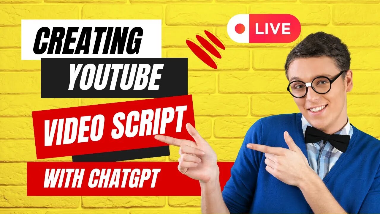 CREATING YOUTUBE VIDEO SCRIPT USING CHAT LIVE VIDEO